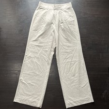 Everlane Womens Wide Leg Trousers Ultra High Waist Pleated Straight Fit Pants