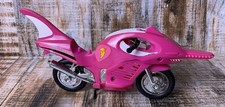 VINTAGE 1995 Mighty Morphin Power Rangers Pink Shark Cycle *Top Piece Broke*