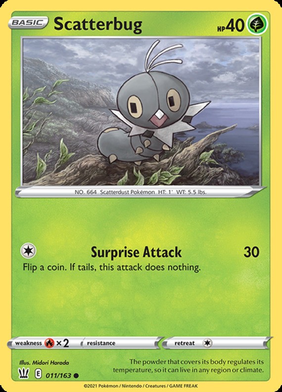 Scatterbug - 011/163 - Common - Near Mint