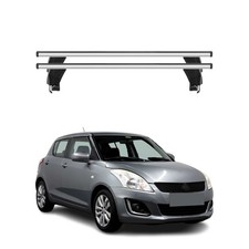 Menabo Dachträger Grundtäger für Suzuki Swift mk2 2013-2017 FL 50kg Alu Grau 2x