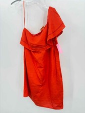 Pre-Owned Tory Burch Orange Size Medium Knee Length Sleeveless Dress