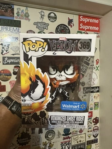 Funko Pop! Marvel Venomized Ghost Rider Walmart Exclusive #369 not mint