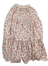 True Vintage Maxi skirt floral size small beautiful fabric bohemian Cottagecore