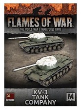 Flames of War: Soviet KV-3 Tank Company Mid-War 
