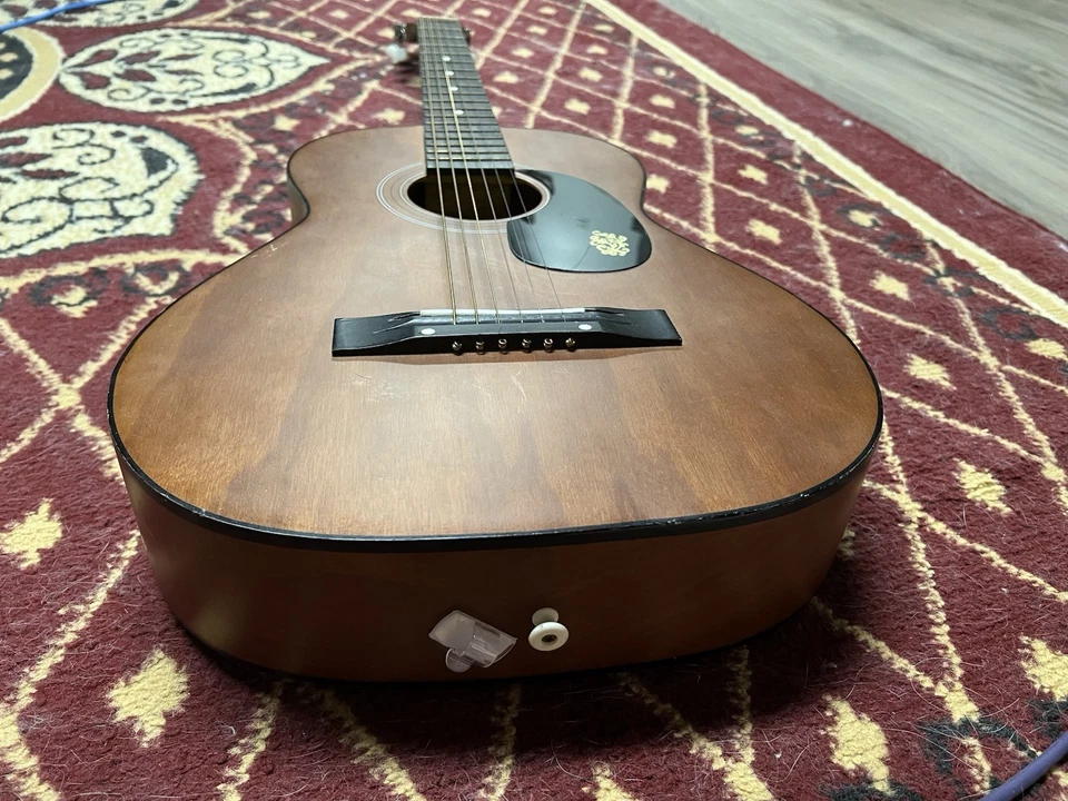 Guitarra Acústica Global 401 M De Colección Hecha en Corea Tamaño 3/4 Foto 2 de 4