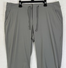 Columbia Anytime Pants Womens 16 Gray Bootcut Omni Shield Water Repellent