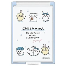 Kamio Japan Chikawa Card Mirror S Blue [006385]