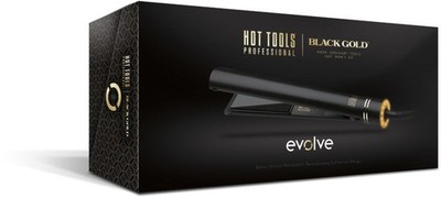 Hot Tools Profi Schwarz Gold Evolve Glätteisen 25 mm