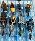 HOT WHEELS MATTEL REDLINE ERA RRRUMBLERS LOT 8 BIKES MOTORCYCLES RIDERS COLLECT!