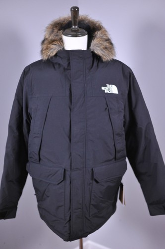NWT The North Face McMurdo 600 Fill Down Parka Black Fur Hood Men's Large
