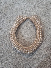 Vintage Faux Pearl Collar 1950'2