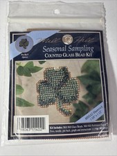 VTG Mill Hill Seasonal Sampling Counted Glass Bead Kit Shamrock MHSA2 1991 New