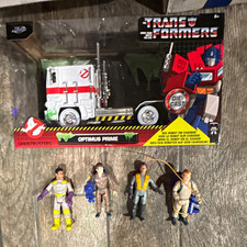 Jada Toys Transformers Optimus Prime Ghostbusters Truck 1 32 Diecast   4 Figures