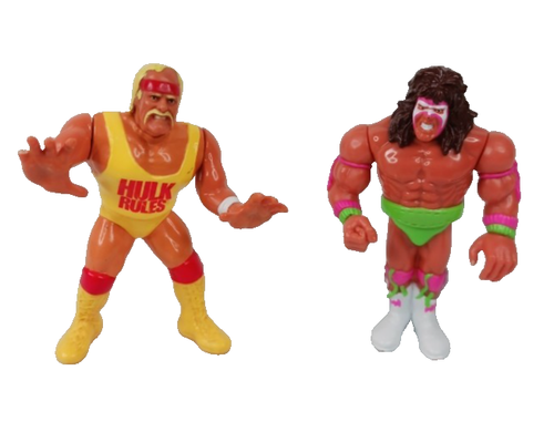 FIGURINE DE CATCH vintage Hulk Hogan Summer Slam Card (WWF Hasbro, WWE