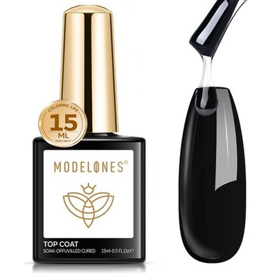 Top Coat 15ml No Wipe UV Gel Überlack für Gelnägel Nail Art Manicure