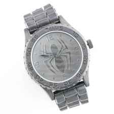 MARVEL Spiderman SPD1443 Black-Tone Quartz Analog Men's Watch New Battery