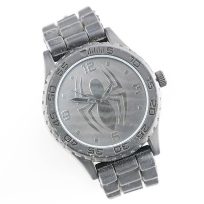 MARVEL Spiderman SPD1443 Black-Tone Quartz Analog Men's Watch New Battery