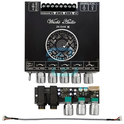 2*220W+350W Bluetooth Power Amplifier Board TPA3251D2 Support Microphone Input