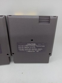 Lot Of 2 Nintendo NES Super Mario Bros Duck Hunt & Super Mario Bros 3 Authentic