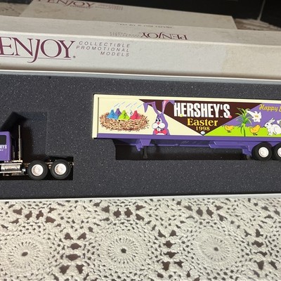 Rare! Vintage Penjoy Hershey's Chocolate Happy Easter Semi Truck 1998 Diecast