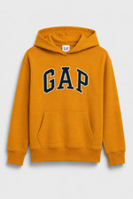 GAP LOGO HOODIE GOLD YELLOW PULLOVER SWEATSHIRT CHOOSE SIZE 