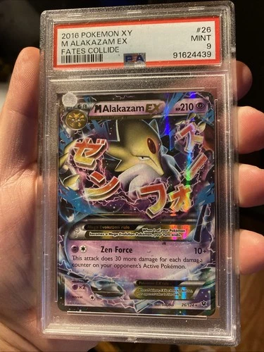 M Alakazam EX Holo 26/124 2016 Pokémon XY Fates Collide RARE BGS 9 Mint 💎