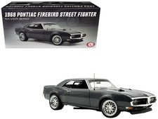 Acme A1805222 118 1968 Pontiac Firebird Street Fighter Silver Bird