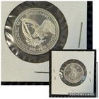 1985 ENGELHARD Prospector 1/4oz. Fractional Silver Round / Only 25K Minted