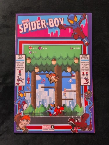 SPIDER-BOY #1 MATTHEW WAITE 8-BIT EXCLUSIVE SPIDER-MAN SPIDERMAN