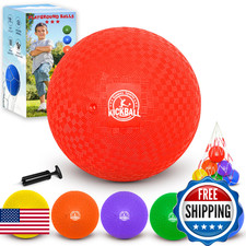 8.5 Inch Kickball Set, Dodgeballs 6 Pack,12 Pack,Playground Balls for Kids Adult