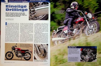 Motorrad Classic 1867) Triumph Trident T 150 V mit 58PS in einer seltenen Vorste