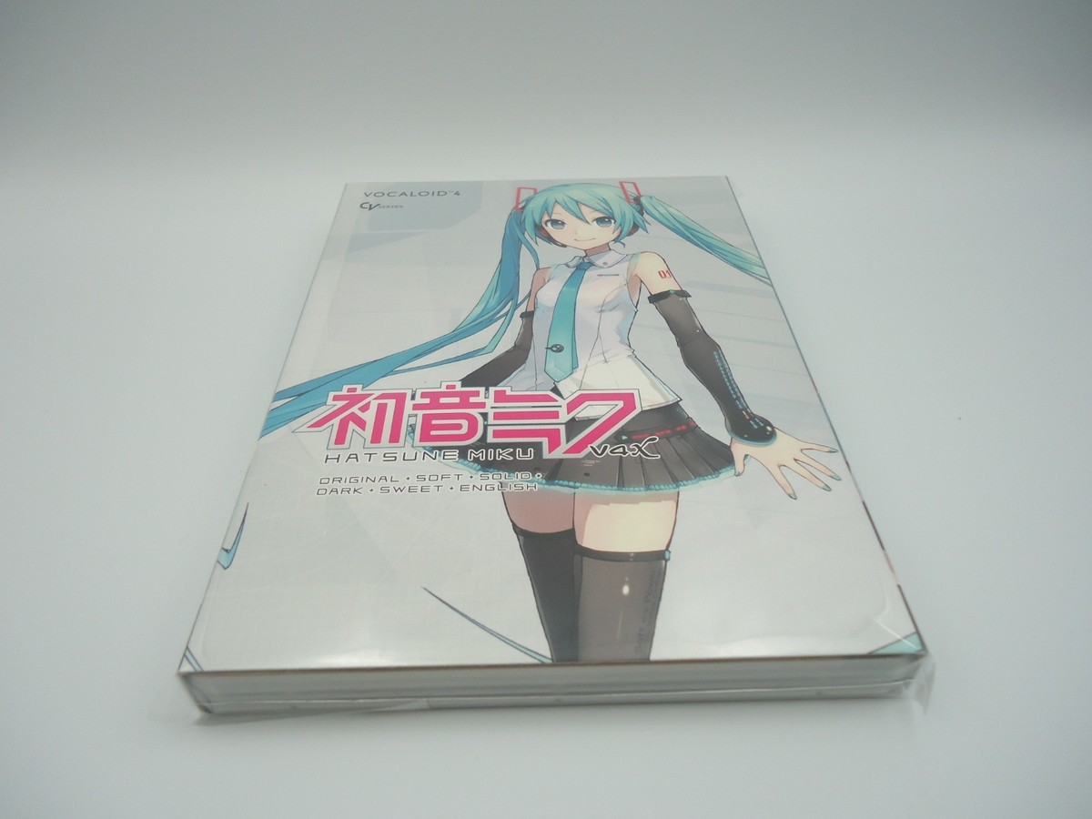 HATSUNE MIKU V4X VOCALOID 4 英語版 VOCALOID4 Hatsune Miku V4X ENGLISH PACKAGE DVD / Download Ver