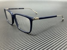 GUCCI GG1273O 003 Blue Ruthenium Men's Medium Eyeglasses