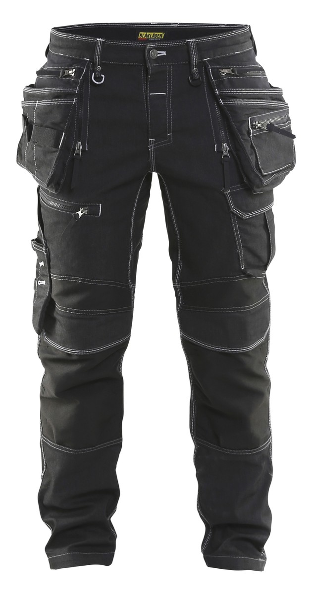 Blaklader 198916449900C54 X1900 4-Wege-Stretchhose ohne Nageltasche, Schwarz, Größe C54 Blaklader 198916449900C54 X1900 4-Wege-Stretchhose ohne Nageltasche, Schwarz, Größe C54