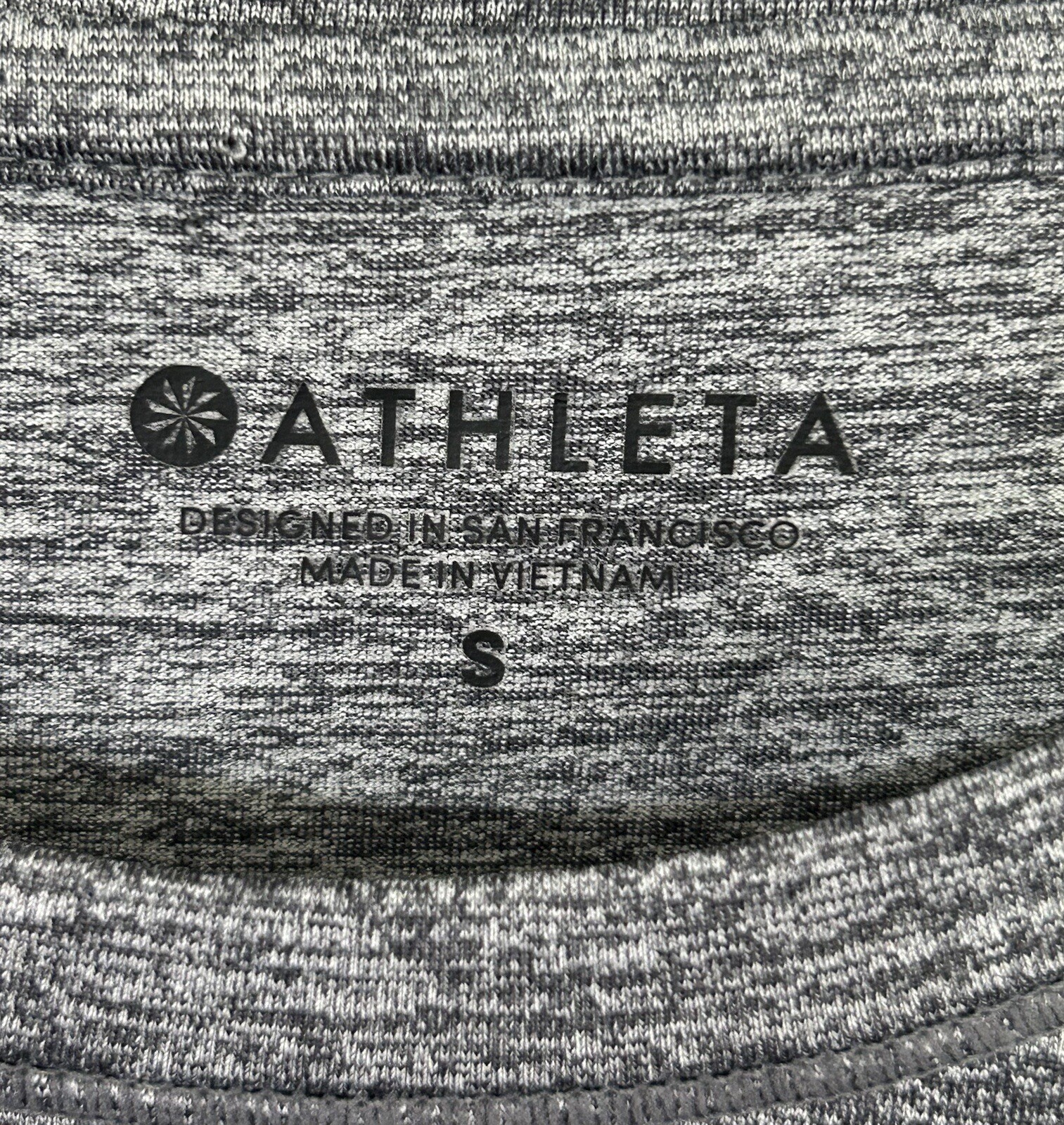 ATHLETA UPF Tulip Back Heathered Gray Split Back … - image 8