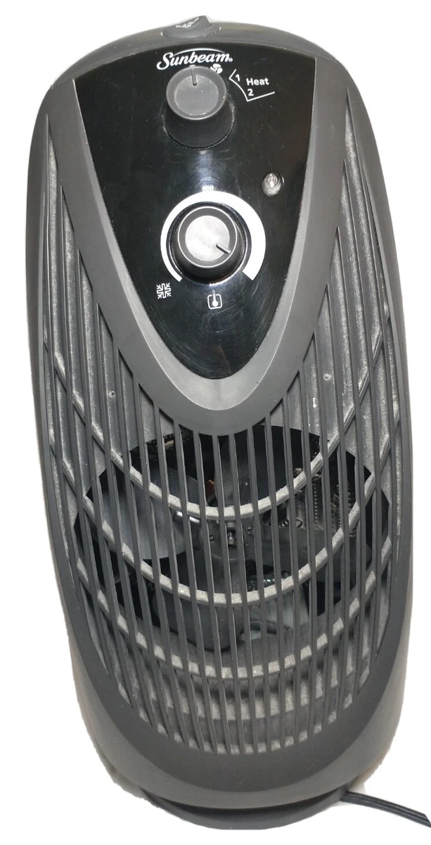 Sunbeam Room Heater Oscillating Thermostat Control 2 Speed Forced Air  WORKING | eBay