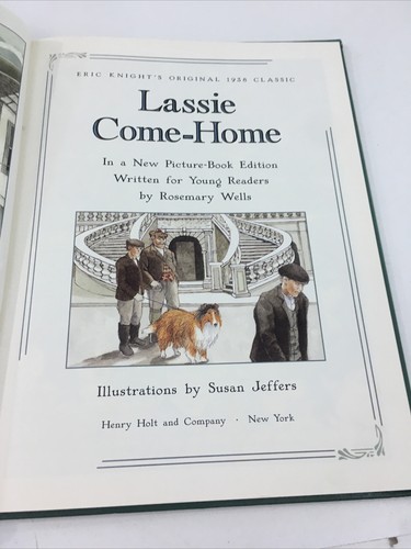 Lassie Come-Home - Rosemary Wells and Eric Knight (1995, Hardcover) - Picture 3 of 12
