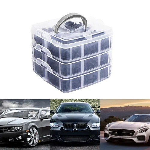 650Tlg Auto KFZ Spreiznieten Sortiment Autotür Innen Befestigung Clips Kit Set - Bild 6 von 12
