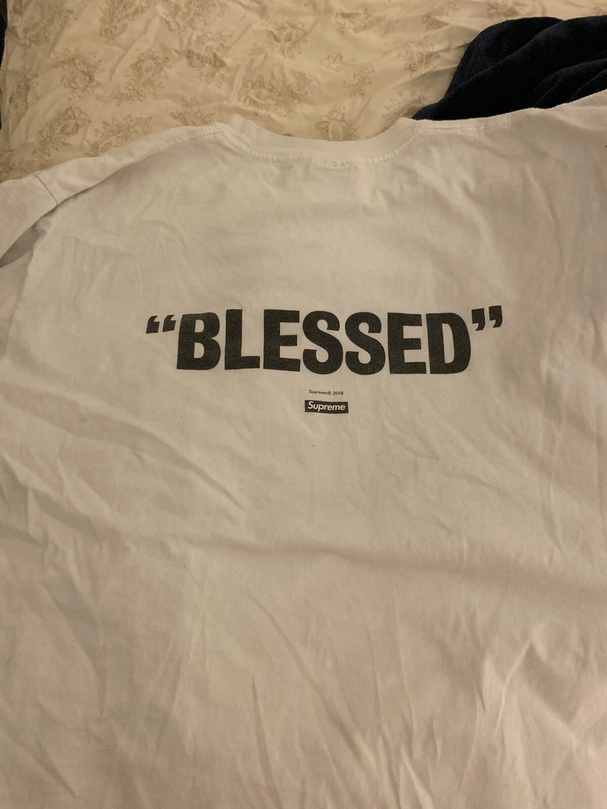 T shirt authentique Legit Supreme BÉNI doigt du milieu FW18 semaine 14 2018