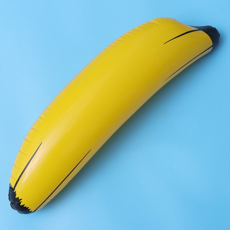 4 Pcs Floating Pool Banana Swimming Movie Theater Inflatable Yellow Toy Child eBay