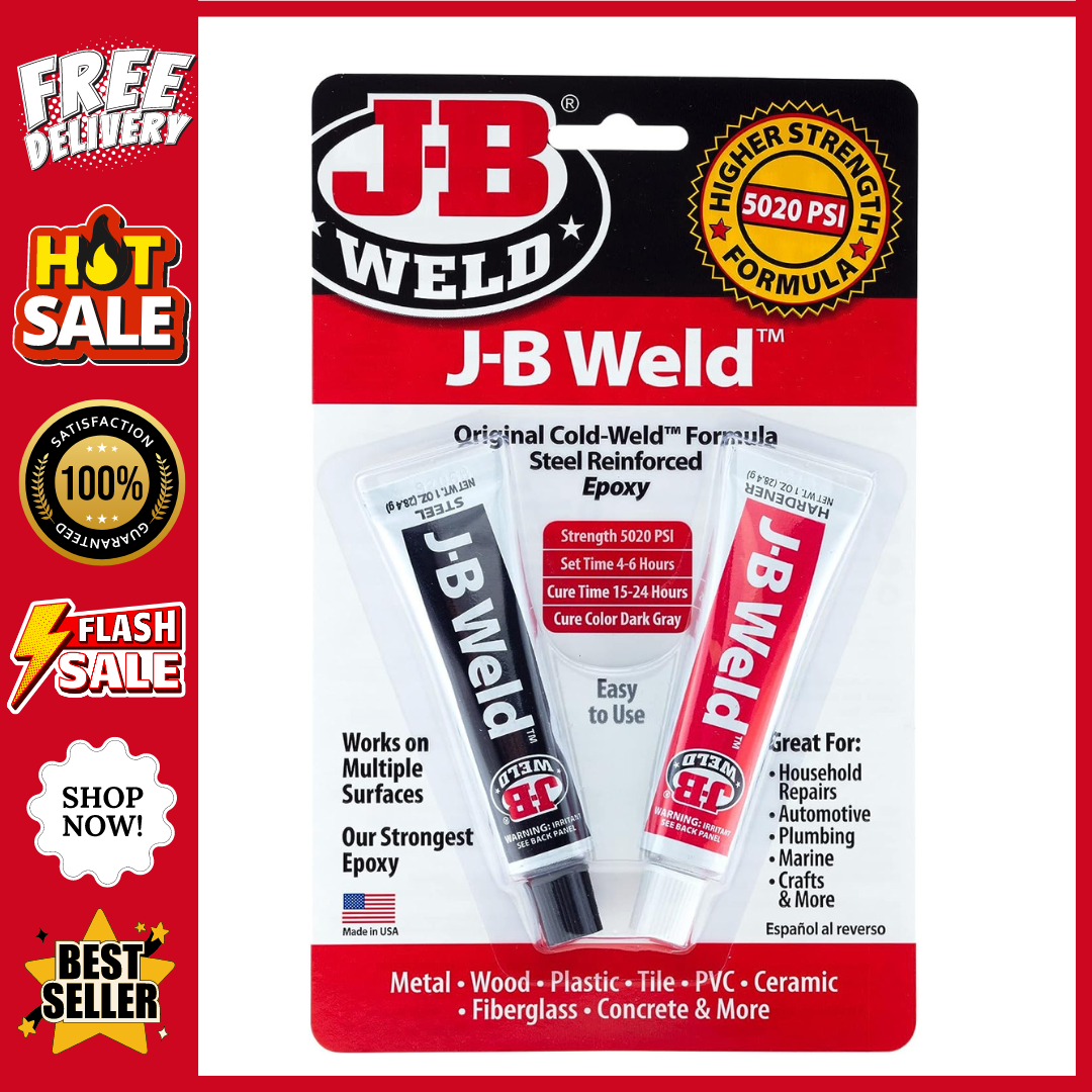 Strongest Metal Steel Aluminum Bond Adhesive Cold Weld Reinforced Epoxy