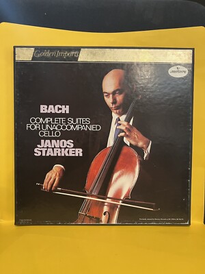 NM 3 LP Box Set Bach Complete Suites for Unaccompanied Cello Janos ...