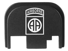 Slide Cover Rear Plate for Glock 17 19 19x Gen 1-4 Anodized Aluminum, USA Made