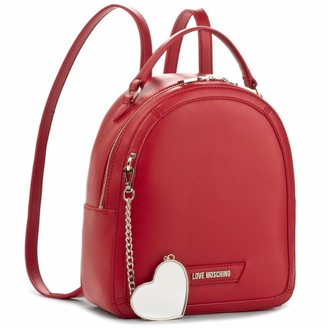 red moschino backpack