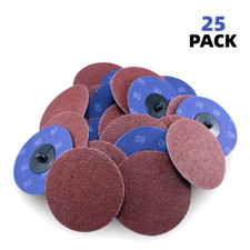 25 PCS Quick Change Sanding Discs Grinding Discs R-Type 3 Inch 36/60/80Grit