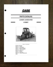 570 MXT Loader Landscaper LOADER SERVICE Parts Manual Fits CASE C292 - PAPER MA
