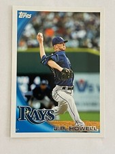 2010 TOPPS J.P. HOWELL #402 PITCHER TAMPA BAY RAYS  BASEBALL CARD