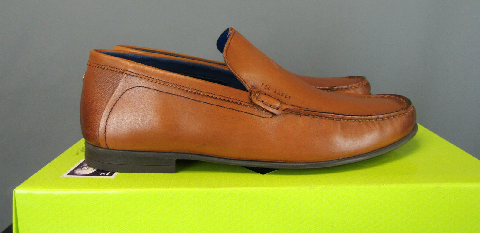 Ted Baker Men's Lassil Leather Moc-Toe 