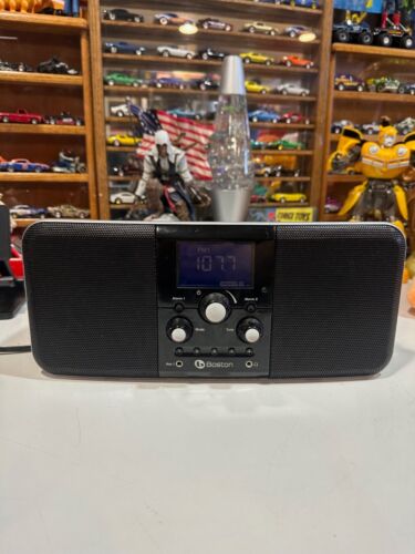 Boston Acoustics Duo-i Plus Built-In iPod Dock Digital AM/FM Stereo Clock Radio