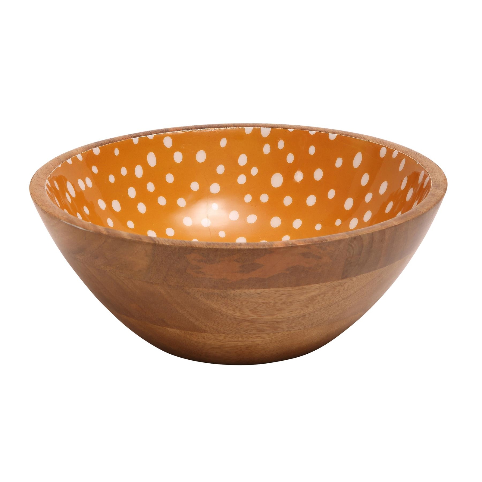Dexam Sintra Mango Wood Salad Serving Bowl - Ochre